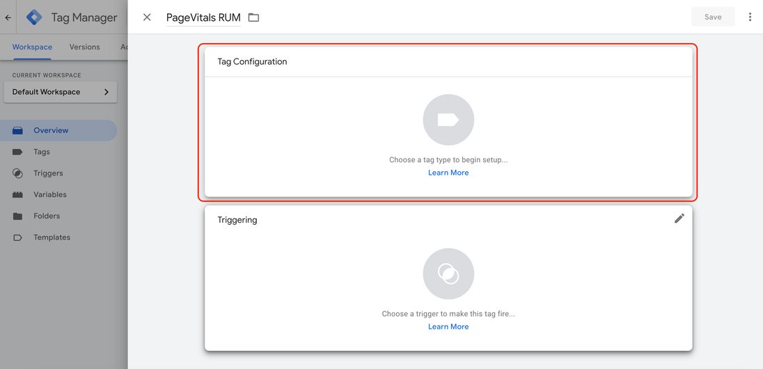 Google Tag Manager - configuration